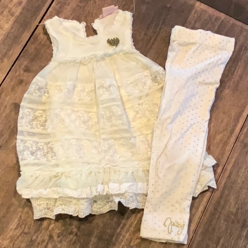 Girls White Set